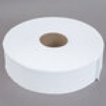 Lavex 1-Ply 1400' Universal Jumbo Toilet Paper Roll with 9