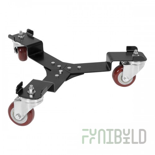 Vestil Black Steel Keg Transport Skate for 22 Gallon Keg KT-S-16-200-BK - 200 lb. Capacity