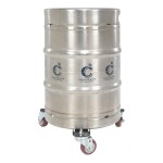 Vestil Black Steel Keg Transport Skate for 22 Gallon Keg KT-S-16-200-BK - 200 lb. Capacity