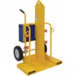 Vestil 500 lb. Welding Torch / Cylinder Cart with 2 Cylinder Capacity and 16 Vestil 500 lb. Welding Torch / Cylinder Cart with 2 Cylinder Capacity and 16