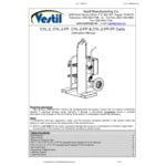 Vestil 500 lb. Welding Torch / Cylinder Cart with 2 Cylinder Capacity and 16 Vestil 500 lb. Welding Torch / Cylinder Cart with 2 Cylinder Capacity and 16