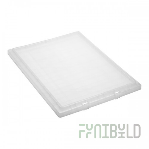 Quantum LID241CL Clear Lid for SNT240CL Stack and Nest Tote