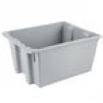 Rubbermaid® FG172100GRAY Gray Palletote Box - 1.3 cu. ft