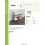 Regency Stainless Steel Three Shelf Utility Cart - 24