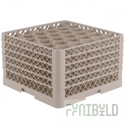 Vollrath TR12HHHHH Traex® Rack Max Full-Size Beige 30-Compartment 11 7/8