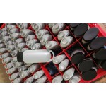 Noble Warewashing 49-Compartment Gray Full-Size Glass Rack with 4 Red Extenders