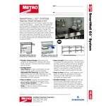 Metro SWD14K3 Smartwall G3 Metroseal Green Double Shelf Support 16 9/16