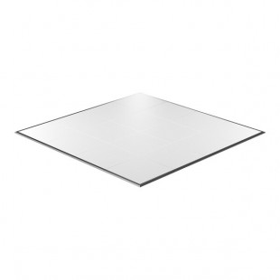 California Portable Dance Floor 16' x 16' White Composite Laminate Portable Dance Floor