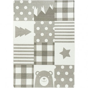 Joy Carpets Claremont Kids Patchwork Boy 3' 10 Joy Carpets Claremont Kids Patchwork Boy 3' 10