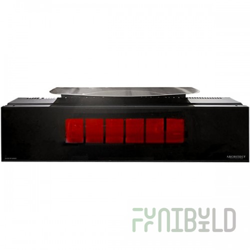 HeatStar Architect Collection Restaurant / Patio Radiant Glass Front Heater HSRP37GL - 37,000 BTU