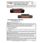 HeatStar Architect Collection Restaurant / Patio Radiant Glass Front Heater HSRP37GL - 37,000 BTU HeatStar Architect Collection Restaurant / Patio Radiant Glass Front Heater HSRP37GL - 37,000 BTU