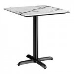 Lancaster Table & Seating Boomerang Black Finish Chair with Black Vinyl Seat and Back Lancaster Table & Seating Boomerang Black Finish Chair with Black Vinyl Seat and Back