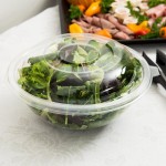 Fineline 5080-CL Super Bowl 80 oz. Clear PET Plastic Bowl - 25/Case