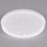 Placon Tamper Resistant Tamper-Evident Translucent Lid for Round Deli Containers - 500/Case
