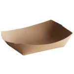 Carnival King #250 2.5 lb. Cornerstone Paper Food Tray - 250/Pack