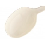 Choice Beige Heavy Weight Polystyrene Plastic Soup Spoon - 100/Pack
