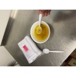 Choice Beige Heavy Weight Polystyrene Plastic Soup Spoon - 100/Pack
