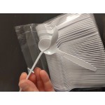 Choice Beige Heavy Weight Polystyrene Plastic Soup Spoon - 100/Pack