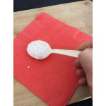 Choice Beige Heavy Weight Polystyrene Plastic Soup Spoon - 100/Pack
