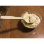 Choice Beige Heavy Weight Polystyrene Plastic Soup Spoon - 100/Pack