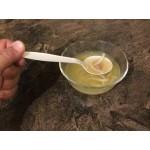 Choice Beige Heavy Weight Polystyrene Plastic Soup Spoon - 100/Pack
