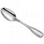 Acopa Saxton 18/0 Stainless Steel Heavy Weight Flatware 5-Piece Set - Sample