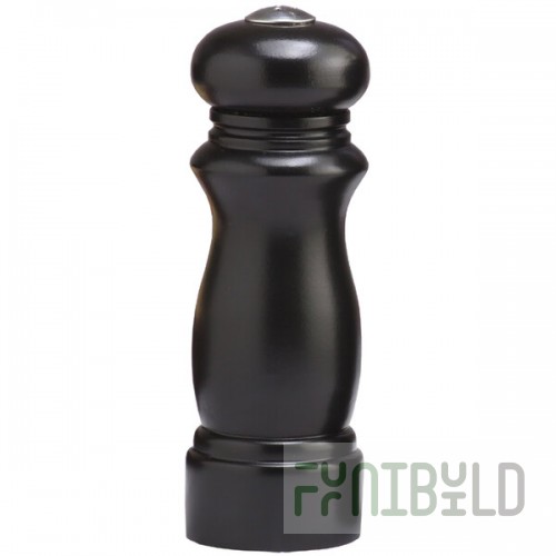Chef Specialties 06355 Professional Series Customizable Salem Ebony Finish Salt / Pepper Shaker - 6