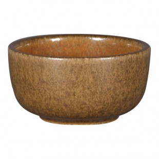 RAK Porcelain Rakstone Ease 3.38 oz. Rust Porcelain Ramekin - 12/Case