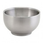 Front of the House Harmony 2.5 oz. Matte Black Brushed Stainless Steel Round Double Wall Ramekin - 12/Case Front of the House Harmony 2.5 oz. Matte Black Brushed Stainless Steel Round Double Wall Ramekin - 12/Case