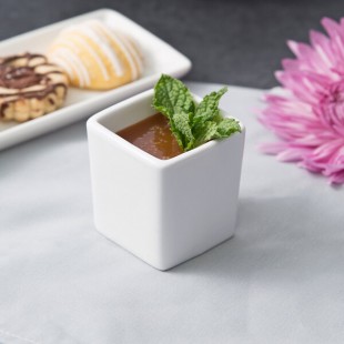 10 Strawberry Street WTR-2SQTBBWLTALL Whittier 3 oz. White Tall Square Porcelain Tid Bit Bowl - 36/Case 10 Strawberry Street WTR-2SQTBBWLTALL Whittier 3 oz. White Tall Square Porcelain Tid Bit Bowl - 36/Case