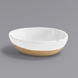 Front of the House Artefact 2 oz. Superwhite Round Porcelain Ramekin - 12/Case