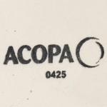 Acopa Keystone 4 oz. Granite Gray Porcelain Ramekin - 6/Pack