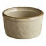 Acopa Keystone 4 oz. Granite Gray Porcelain Ramekin - 6/Pack