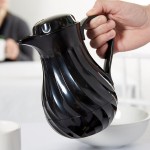 Vollrath 52142 SwirlServe Tilt & Pour 20 oz. Black Beverage Server Vollrath 52142 SwirlServe Tilt & Pour 20 oz. Black Beverage Server