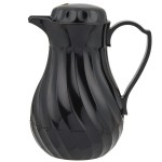 Vollrath 52142 SwirlServe Tilt & Pour 20 oz. Black Beverage Server Vollrath 52142 SwirlServe Tilt & Pour 20 oz. Black Beverage Server
