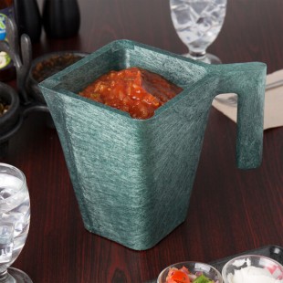 HS Inc. HS1007 48 oz. Jalapeno Pitcher / Salsa Dispenser - 12/Pack HS Inc. HS1007 48 oz. Jalapeno Pitcher / Salsa Dispenser - 12/Pack