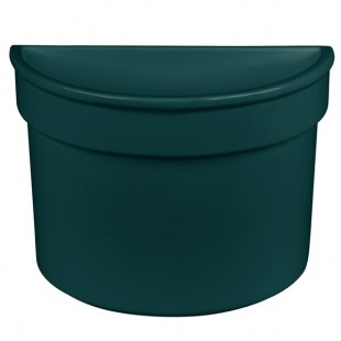 TableCraft CW1312HGN 5 Qt. Hunter Green Cast Aluminum Half Soup Bowl TableCraft CW1312HGN 5 Qt. Hunter Green Cast Aluminum Half Soup Bowl