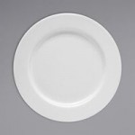Oneida Tundra by 1880 Hospitality F1400000736 58 oz. Warm White China Serving Bowl - 12/Case