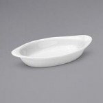 Oneida Tundra by 1880 Hospitality F1400000736 58 oz. Warm White China Serving Bowl - 12/Case