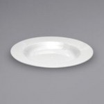 Oneida Tundra by 1880 Hospitality F1400000736 58 oz. Warm White China Serving Bowl - 12/Case