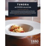 Oneida Tundra by 1880 Hospitality F1400000736 58 oz. Warm White China Serving Bowl - 12/Case