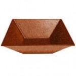 G.E.T. Enterprises BSD16CH Bugambilia 13.5 Qt. Classic Textured Finish Chocolate Resin-Coated Aluminum XL Deep Square Bowl G.E.T. Enterprises BSD16CH Bugambilia 13.5 Qt. Classic Textured Finish Chocolate Resin-Coated Aluminum XL Deep Square Bowl