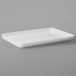American Metalcraft B12W Del Mar 3.7 Qt. Round White Plastic Stackable Serving Bowl