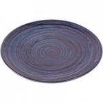 Elite Global Solutions Stardust 40 oz. Deep Glossy / Matte Blue Swirl Melamine Bowl - 6/Case Elite Global Solutions Stardust 40 oz. Deep Glossy / Matte Blue Swirl Melamine Bowl - 6/Case