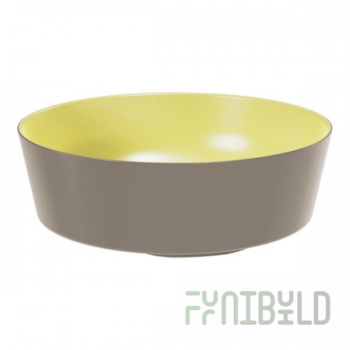 Dalebrook Mayfair from Global Tableware Collective 48 oz. Yellow Round Melamine Bowl - 6/Case