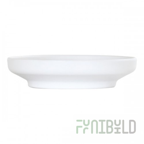 Cal-Mil Nova 19 oz. White Round Coupe Melamine Bowl / Plate - 6/Case