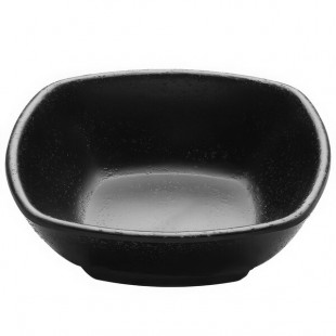 Elite Global Solutions JW1505 Zen 6 oz. Black Square Bowl - 6/Case