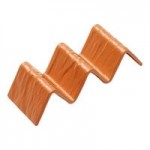 American Metalcraft MELSL112 Endurance 112 oz. Angled Round Melamine Serving Bowl