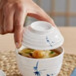 Acopa Biru Lid for 9 oz. Round Melamine Miso Bowl - 12/Case