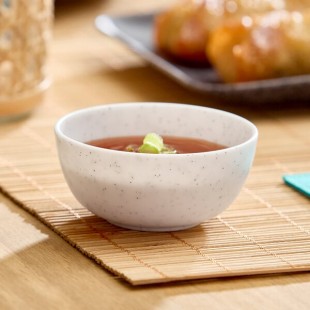 Acopa Cavern 2 oz. White Round Melamine Ramekin - 24/Case